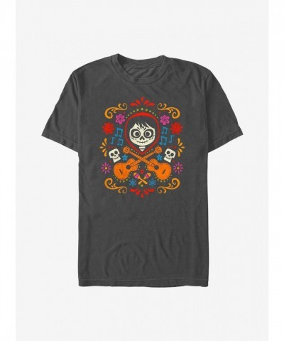 Disney Pixar Coco Miguel Grey Lightweight T-Shirt for Men