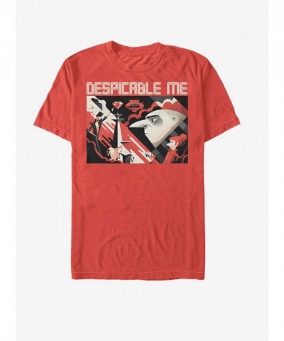 Despicable Me Nuvo Men's T-Shirt - Red Comfortable Cotton