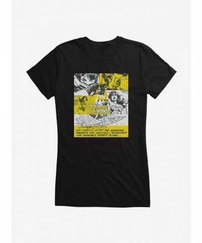 Wonder Woman Robot Plane T-Shirt for Girls