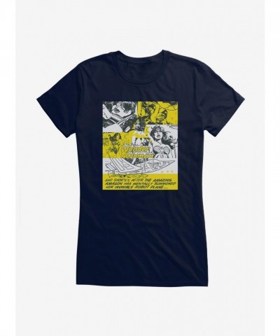 Wonder Woman Robot Plane T-Shirt for Girls