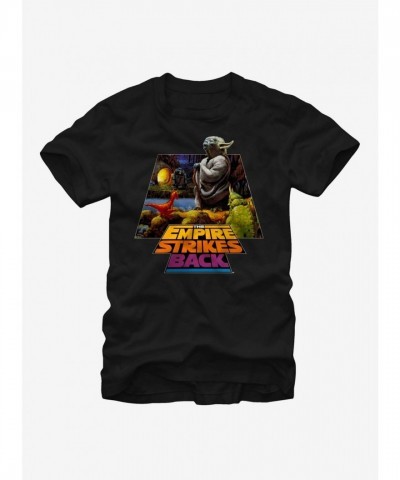 Star Wars Yoda Cave Training Black T-Shirt - Unisex