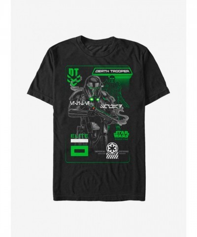 Star Wars Rogue One Elite Cotton T-Shirt - Men's Black