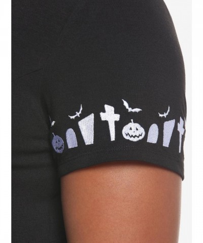 The Nightmare Before Christmas Zero Lace-Up Plus Size Girls Top