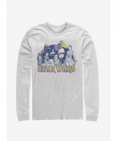 Star Wars The Rise Of Skywalker Retro Rebel Cotton T-Shirt - Men's White