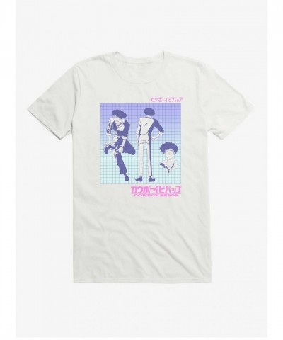 Cowboy Bebop Spike Gradient T-Shirt - Unisex White