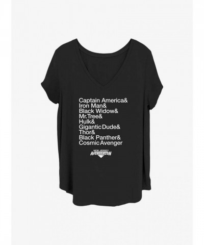 Marvel Girls Avengercon Ms. Marvel T-Shirt - Plus Size Black