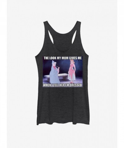 Disney Classic Cinderella Costume-Inspired Girls Tank Top - Black