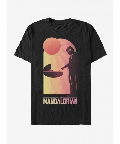 The Mandalorian Comfortable Warm Meeting T-Shirt for Men