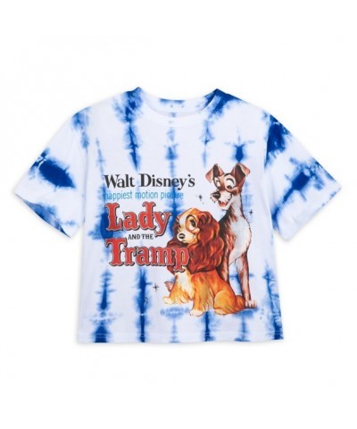 Lady and the Tramp Vintage Tie-Dye Women's T-Shirt