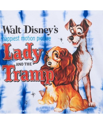 Lady and the Tramp Vintage Tie-Dye Women's T-Shirt