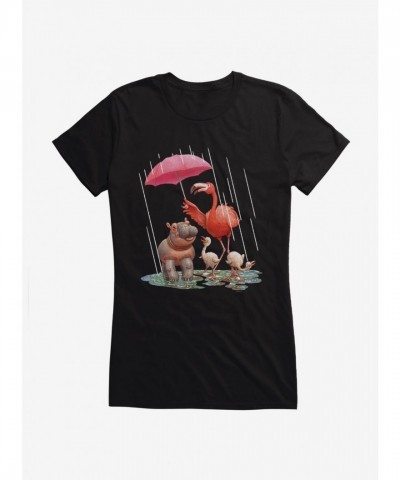 Fiona the Hippo Valentine's Day Graphic Tee for Girls