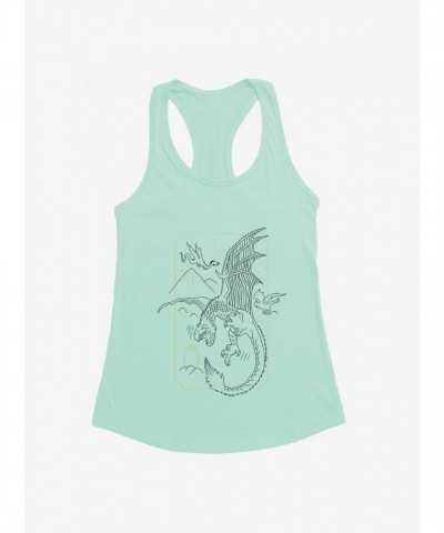 Harry Potter Inspired Dragon Flight Lightweight Girls Tank Top