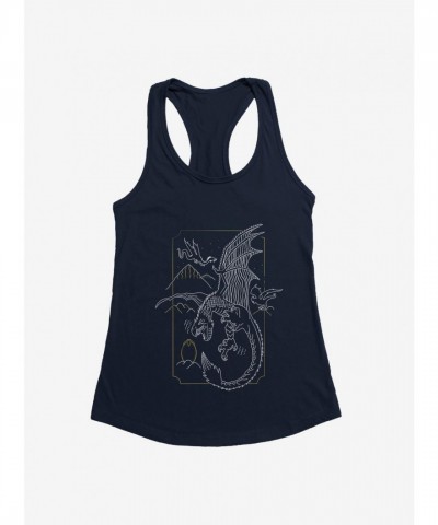 Harry Potter Inspired Dragon Flight Lightweight Girls Tank Top