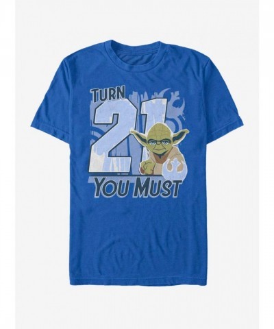 Star Wars Turn 21 Blue T-Shirt for Men