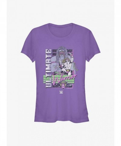 WWE Ultimate Warrior Poster Tee - Purple for Juniors