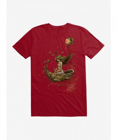 Trick Sea Fairy Men's Lightweight Cotton T-Shirt
