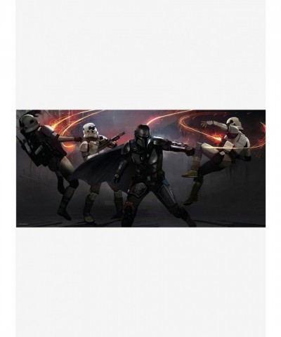 Mandalorian Vinyl Wall Decal - Peel and Stick Graphic for Star Wars Fans