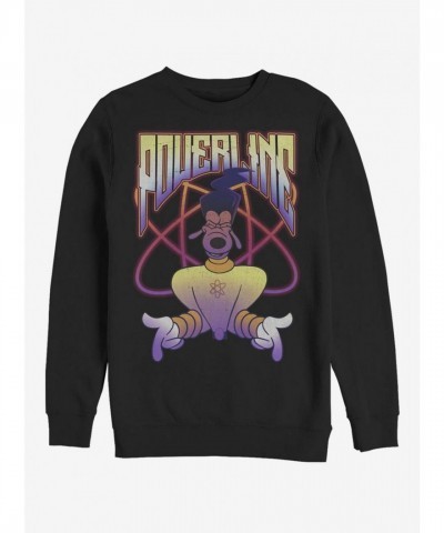 Disney Goofy Movie Crewneck Sweatshirt - Black Men's Size