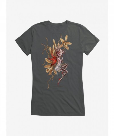 Red Wing Fairy Girls T-Shirt by Fairies By Trick - Lightweight Comfortable Cotton Tee