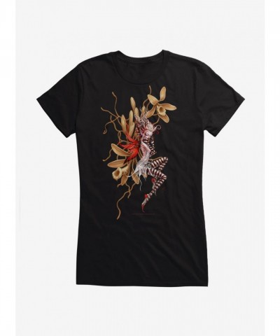 Red Wing Fairy Girls T-Shirt by Fairies By Trick - Lightweight Comfortable Cotton Tee