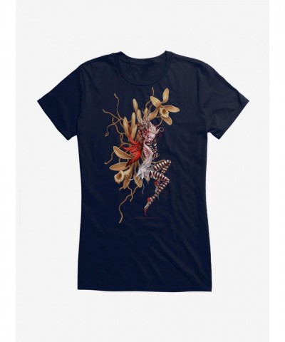 Red Wing Fairy Girls T-Shirt by Fairies By Trick - Lightweight Comfortable Cotton Tee