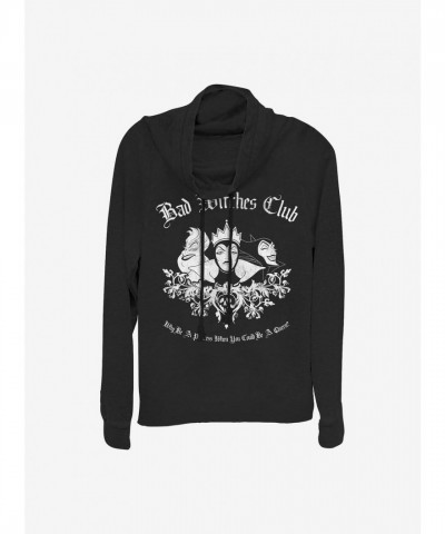 Disney Bad Witch Cowl Neck Sweatshirt for Girls - Black