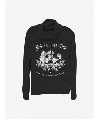 Disney Bad Witch Cowl Neck Sweatshirt for Girls - Black