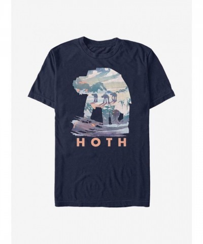 Star Wars Hoth Cool Breeze T-Shirt - Blue Men's Size