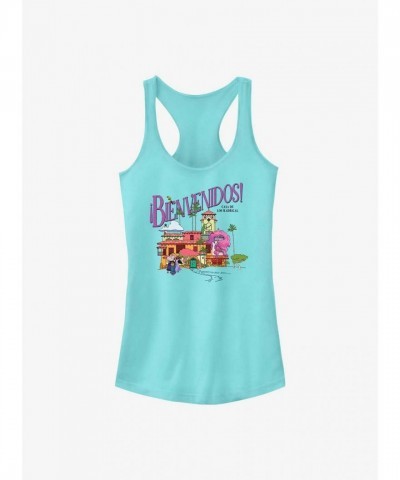 Disney Encanto Girls' Blue Destination Casa Tank Top