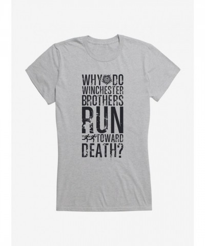 Supernatural Girls Death Theme Lightweight Cotton T-Shirt