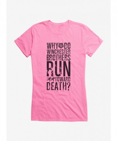 Supernatural Girls Death Theme Lightweight Cotton T-Shirt