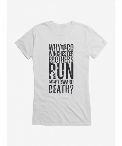 Supernatural Girls Death Theme Lightweight Cotton T-Shirt
