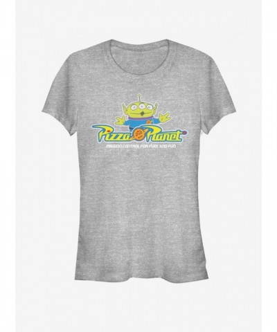 Disney Toy Story Pizza Arcade Grey T-Shirt for Girls