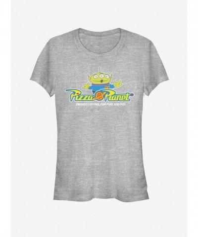 Disney Toy Story Pizza Arcade Grey T-Shirt for Girls