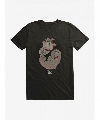 Tom & Jerry Classic Spike & Tyke Men's Cotton T-Shirt