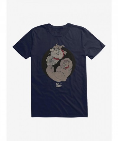 Tom & Jerry Classic Spike & Tyke Men's Cotton T-Shirt