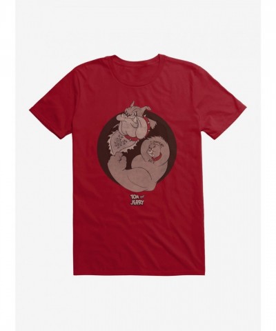 Tom & Jerry Classic Spike & Tyke Men's Cotton T-Shirt