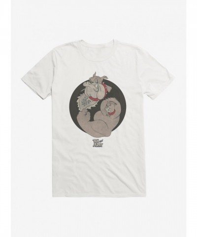 Tom & Jerry Classic Spike & Tyke Men's Cotton T-Shirt
