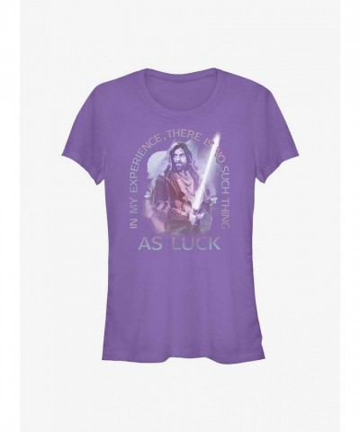 Obi-Wan Kenobi No Such Thing Purple T-Shirt for Girls
