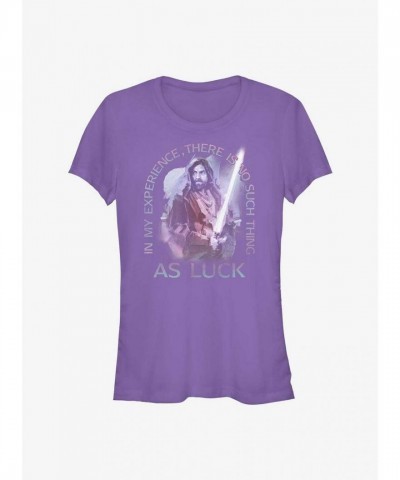 Obi-Wan Kenobi No Such Thing Purple T-Shirt for Girls