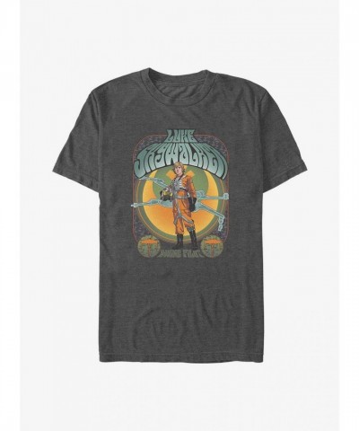 Star Wars Grey Luke Skywalker T-Shirt for Men
