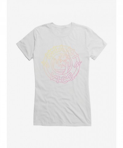 Miami Vice Beach Scene Graphic Tee for Girls