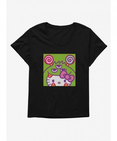 Hello Kitty Kaiju Candy Corn Tee for Girls Plus Size