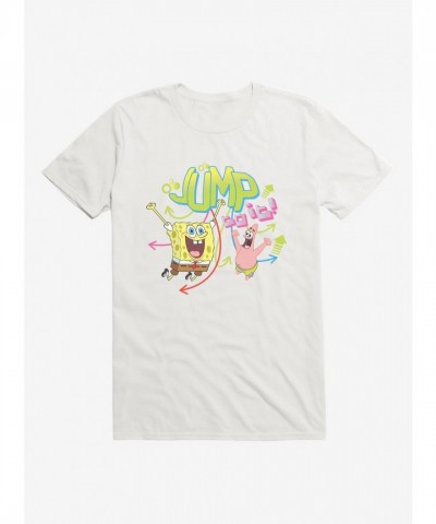 SpongeBob SquarePants Jump to It T-shirt for Men - Soft Cotton Patrick Tee