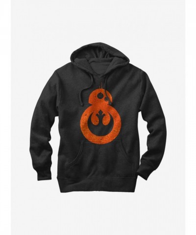 Star Wars Lightweight BB-8 Rebel Alliance Hoodie - Unisex Black