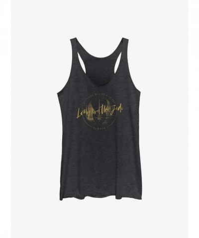 Obi-Wan Jedi Crest Tank Top for Girls - Black Long Sleeve