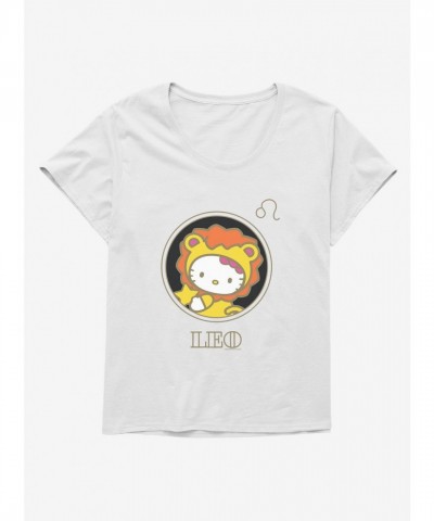 Hello Kitty Leo Zodiac Stencil Tee for Plus Size Girls