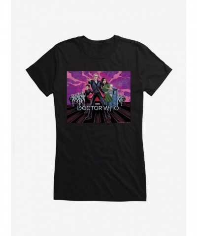 Doctor Who 12th Doctor Cartoon Tee for Girls