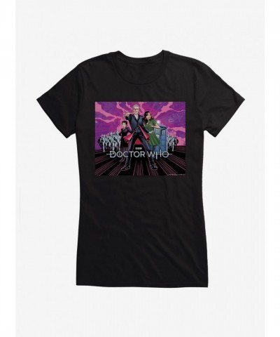 Doctor Who 12th Doctor Cartoon Tee for Girls