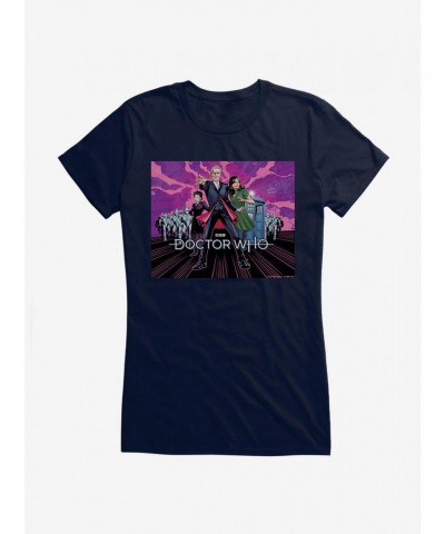 Doctor Who 12th Doctor Cartoon Tee for Girls